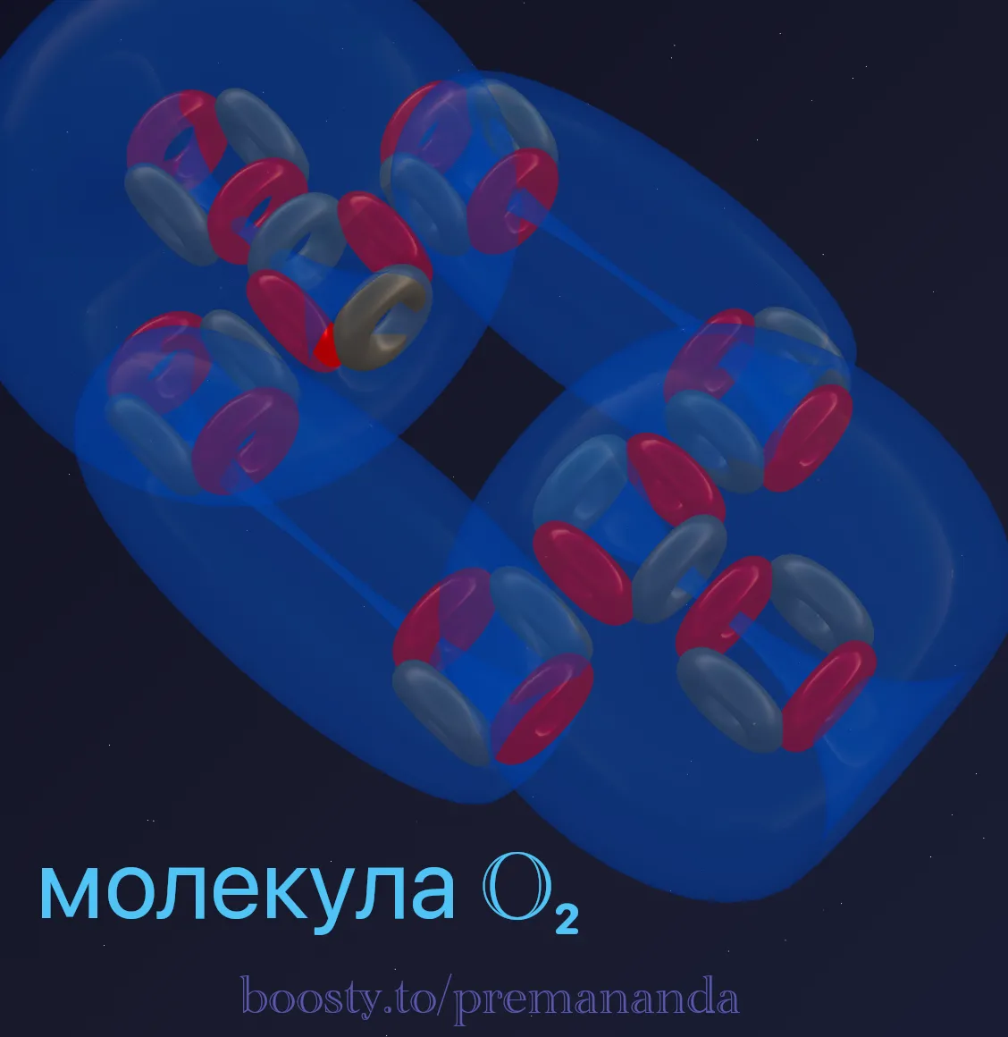 Oxygen Molecule O2
