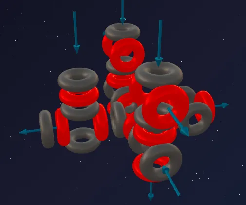 Phosphorus-31 nucleus model